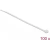 Delock abraçadeiras transparentes L 200 x L 3,6 mm 100 unid. (18606)