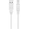 Wentronic 96186 Cabo USB 2.0, ficha USB-A para ficha USB-B, 1,8 m, branco