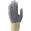Uvex Unipur Carbon Luvas de proteção de trabalho de nylon tricotado, tamanho 10, cinzento/preto, revestimento PU na palma, antiestáticas 6055610