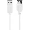 Wentronic Cabo de extensão USB 2.0 A macho para fêmea 5m branco 96288