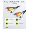 Wentronic Goobay Cabo de ligação RCA 5 m, 3x RCA macho para 3x RCA macho 50383