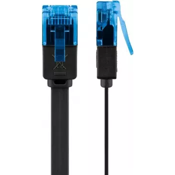 Wentronic Cabo de rede RJ-45 CAT6a 15m, U/UTP, conectores banhados a ouro, 10 Gbit/s 96378