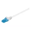 WENTRONIC Goobay Cabo de patch CAT 6a, U/UTP, branco, 1,5 m - LSZH sem halogéneos, cobre (59825)