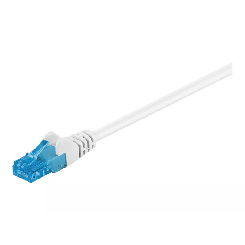 WENTRONIC Goobay Cabo de patch CAT 6a, U/UTP, branco, 1,5 m - LSZH sem halogéneos, cobre (59825)