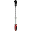 KS Tools 3/8 polegadas SlimPOWER Catraca telescópica com cabeça articulada, 72 dentes, libertação rápida, 280-430 mm 914.3820