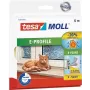 tesamoll fita de vedação para portas/janelas 6m autoadesiva castanha (05463-00121-00)