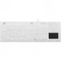 Renkforce iM-IKB110-WH teclado USB QWERTZ layout alemão preto-branco