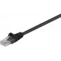 Wentronic Goobay cabo de rede CAT 5e, U/UTP, preto, 5 m - CCA alumínio revestido a cobre (68651)