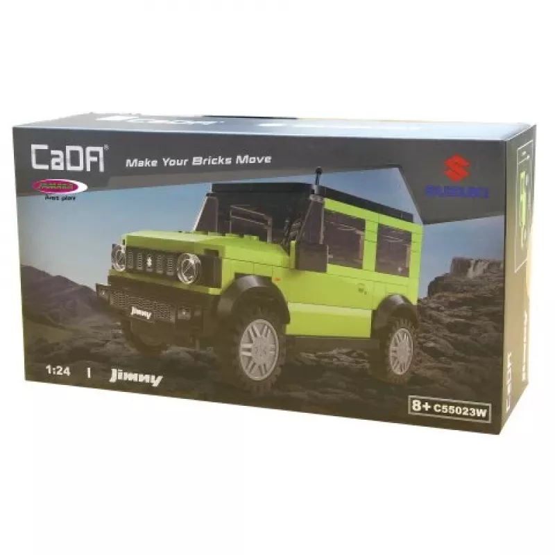 Conjunto de blocos de construção JAMARA CaDA Suzuki Jimny 1:24, verde, 8+ (402865)