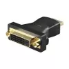 Wentronic Goobay adaptador HDMI para DVI-D, ficha HDMI macho para ficha DVI-D fêmea, dourado, preto, 2560x1600 68930
