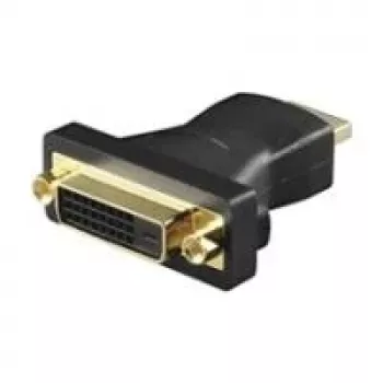 Wentronic Goobay adaptador HDMI para DVI-D, ficha HDMI macho para ficha DVI-D fêmea, dourado, preto, 2560x1600 68930