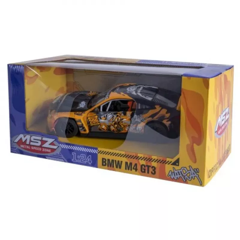 JAMARA BMW M4 GT3 1:24 carro RC amarelo 2,4 GHz 402627