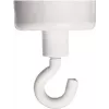 FRANKEN íman com gancho HM25, 4 kg força de fixação, 25 mm diâmetro, branco, 1 unid.