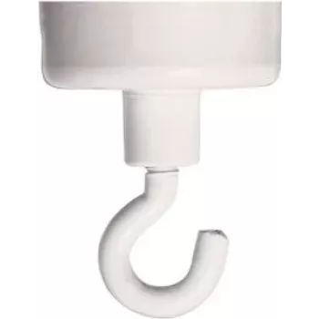FRANKEN íman com gancho HM25, 4 kg força de fixação, 25 mm diâmetro, branco, 1 unid.