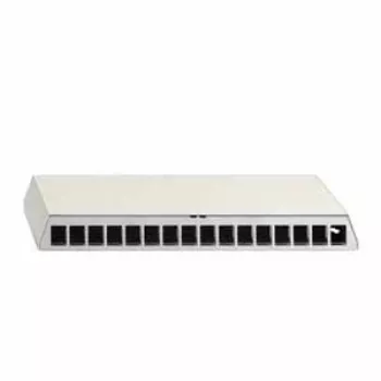 Rutenbeck Patch Panel PP-UM A-16 AP, 16 portas sobreposto, branco 23911115