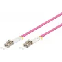 Wentronic 95938 cabo patch de fibra ótica multimodo LC para LC, rosa