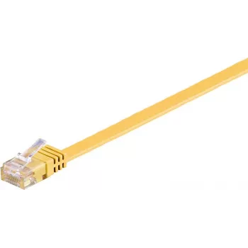 Wentronic Cabo de rede RJ45 CAT6 0,5m, U/UTP, amarelo 96396