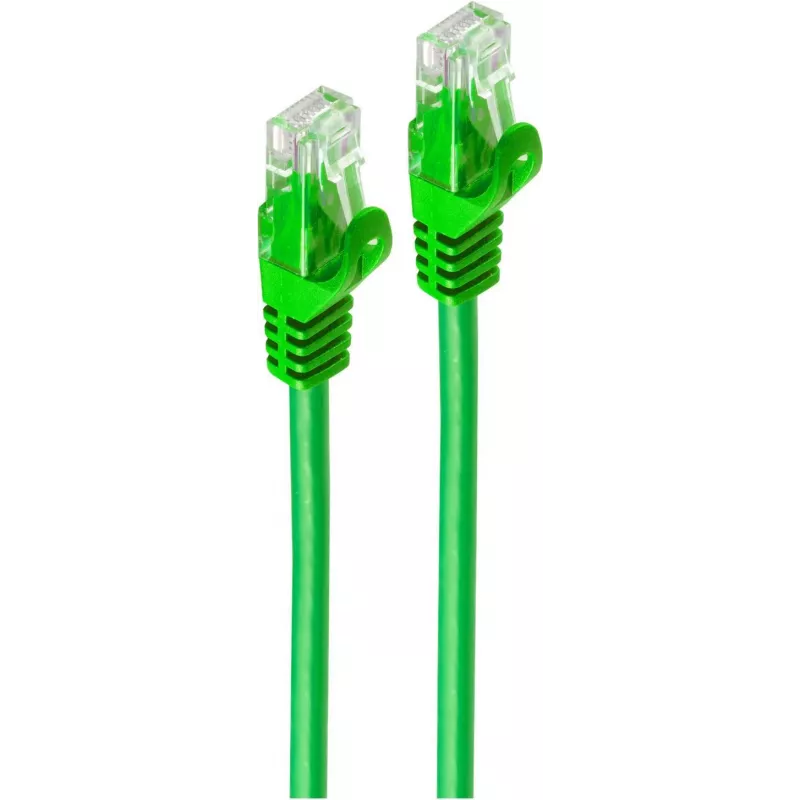 SHIVERPEAKS BASIC-S Cabo de rede Cat.6A U/UTP, verde, 5m, RJ45, 10Gbps, 500MHz BS08-35053