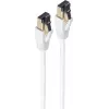 SHIVERPEAKS BASIC-S Cabo de rede Cat.8 F/FTP, 5 m, branco, RJ45 a RJ45, 40 Gbps, 2000 MHz, 568B BS08-41056