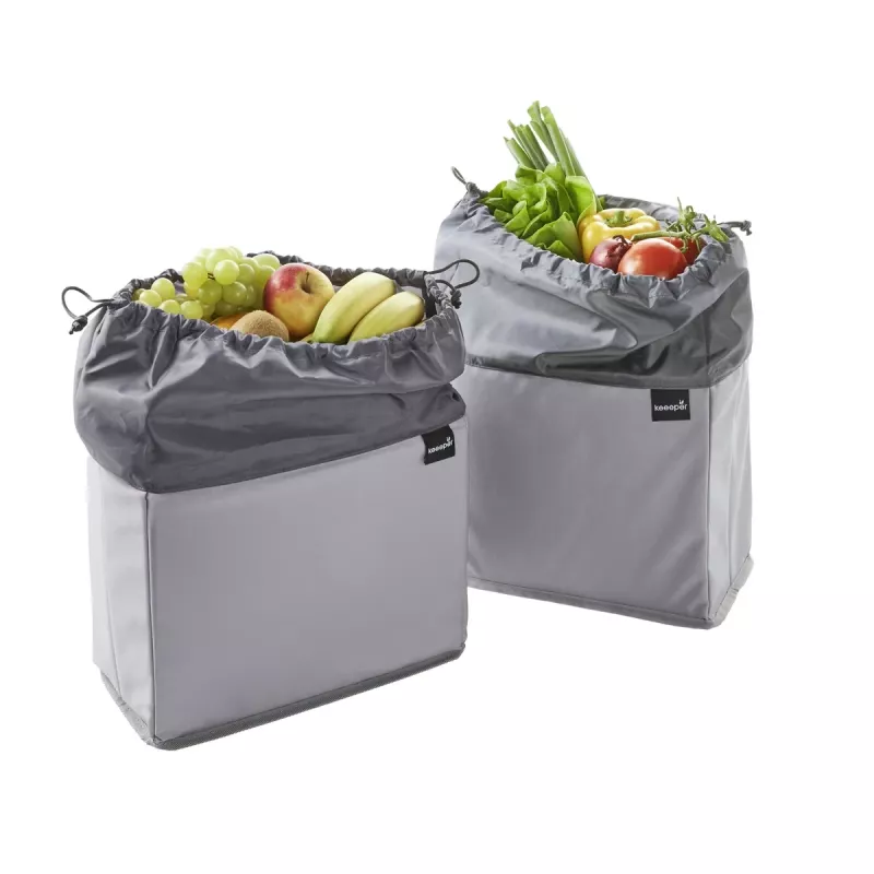 keeeper neo Saco para fruta e legumes, 13 litros, grafite, fecho de cordão, poupa espaço 1429582600000
