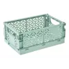 Caixa dobrável mini fritzi keeeper, tamanho L, Nordic Green, 9,6 litros, caixa de arrumação decorativa dobrável, apta para alimentos, 1 unid. 1023431500000