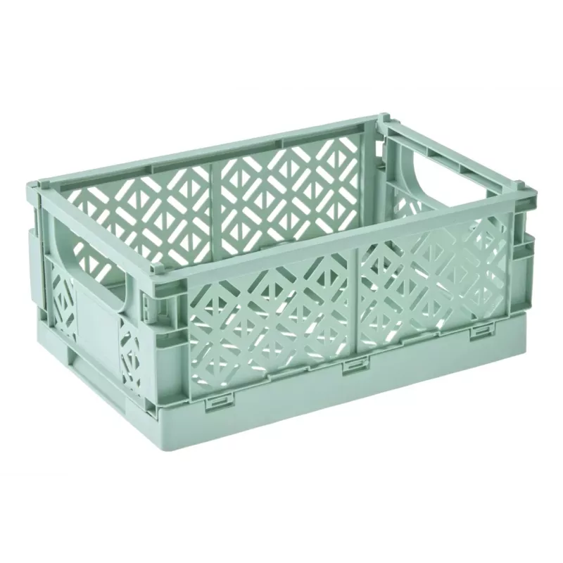 Caixa dobrável mini fritzi keeeper, tamanho L, Nordic Green, 9,6 litros, caixa de arrumação decorativa dobrável, apta para alimentos, 1 unid. 1023431500000