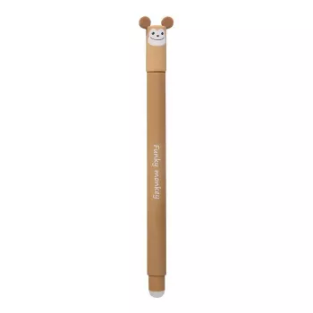 Caneta de gel FABER-CASTELL EBERHARD FABER Animal Erase it! Macaco 0,7 mm azul 582110