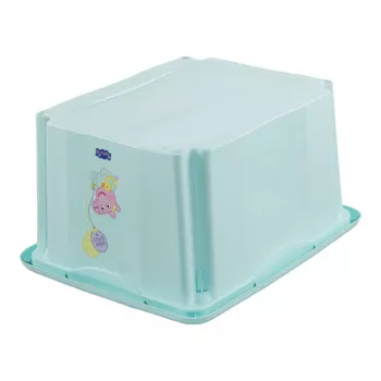 Caixa de arrumação keeeper karolina Peppa Pig, 24 litros, caixa giratória/empilhável com tampa, PP, aquamarina, 1 unid. 1223762433600