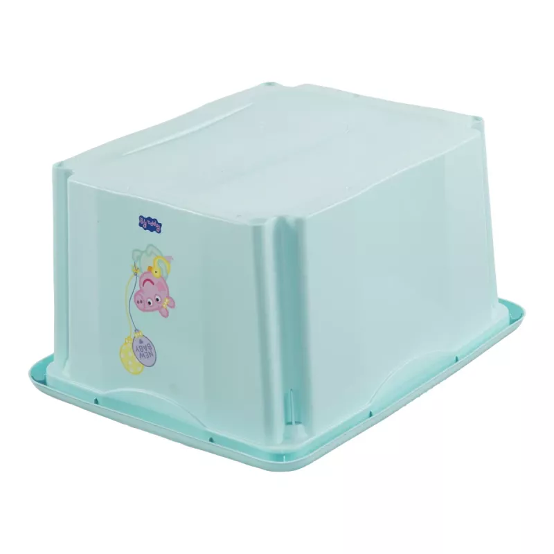 Caixa de arrumação keeeper karolina Peppa Pig, 24 litros, caixa giratória/empilhável com tampa, PP, aquamarina, 1 unid. 1223762433600