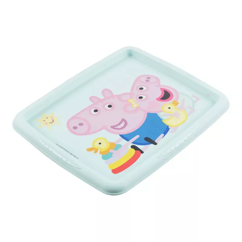 Caixa de arrumação keeeper karolina Peppa Pig, 24 litros, caixa giratória/empilhável com tampa, PP, aquamarina, 1 unid. 1223762433600