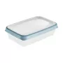 Recipiente de arrumação para alimentos keeeper franco, 0,4 L, retangular, rebordo azul 1079168000000