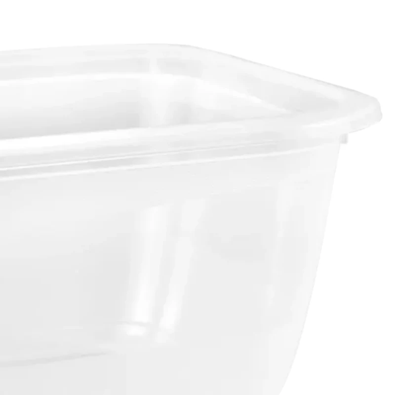 keeeper fredo fresh Conjunto de recipientes de armazenamento de alimentos, 2 x 3,3 L, retangular, transparente com tampas cinzentas 3068082700000