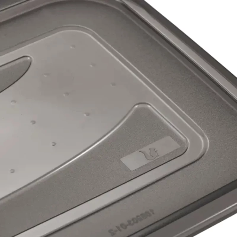 keeeper fredo fresh Conjunto de recipientes de armazenamento de alimentos, 2 x 3,3 L, retangular, transparente com tampas cinzentas 3068082700000