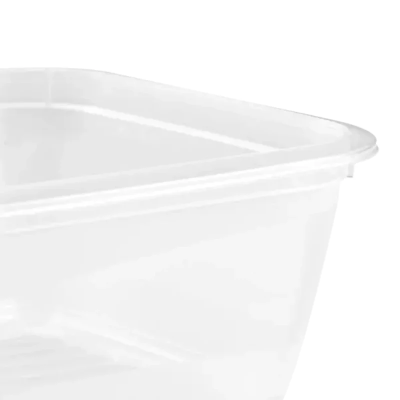 keeeper fredo fresh Conjunto de recipientes de armazenamento, 3x 1,25 L, retangular, base transparente com tampa cinzenta 3067582700000