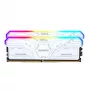 GeIL Gemini RGB 32GB DDR5 6000MHz Kit de memória RAM para desktop gaming (2 x 16GB) – Branco
