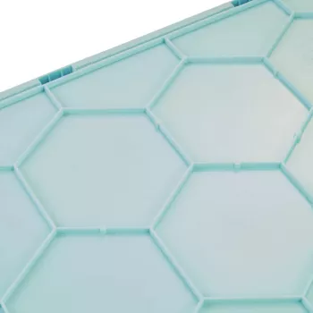 keeeper Caixa dobrável profissional lea, 32 litros, Aquamarin, capacidade de carga 30 kg, pegas Soft-Grip, PP/TPE, 1 unid. 10296624000NN