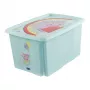 keeeper karolina Peppa Pig Caixa de armazenamento, 45 L, Aquamarin, com tampa, empilhável 1223962433600