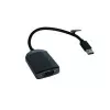 EXSYS EX-5005 Adaptador USB 3.2 Gen 1 (USB 3.0) VGA, até 2048 x 1152