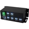 EXSYS EX-1112HMS Hub industrial USB 3.2 Gen 1 de 12 portas para calha DIN