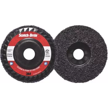 3M Scotch-Brite XT-RD Disco de limpeza grosso 115x22mm M14 Carboneto de silício 7100192330
