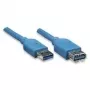 EXSYS EX-K1630-2 Cabo USB 3.2 Gen 1, USB-A para USB-B, 2 m, azul