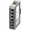 Phoenix Contact FL SWITCH SFNB 5TX Comutador Ethernet industrial, 5 portas 10/100 Mbps, calha DIN, 24 V DC 2891001