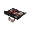 EXSYS EX-3466-2 Comutador SATA III de 4 portas - comutador HDD/SSD 1-para-4, 6Gbps, Hot-Swap, chipset Marvell