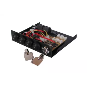 EXSYS EX-3466-2 Comutador SATA III de 4 portas - comutador HDD/SSD 1-para-4, 6Gbps, Hot-Swap, chipset Marvell