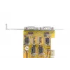 EXSYS EX-45034 Placa PCIe serial RS-232/422/485 de 4 portas (FTDI)