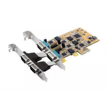 EXSYS EX-45034IS Placa serial RS-232 PCI Express de 4 portas com isolamento ótico de 2,5kV