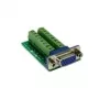 EXSYS EX-49020 Adaptador de cabo VGA 16-Pin verde - prateado