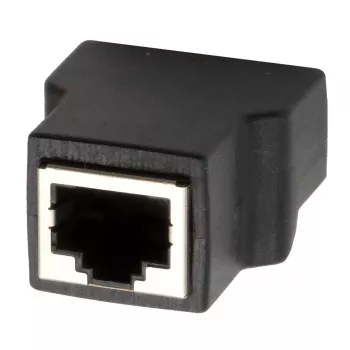 EXSYS EX-49112 Adaptador de conector fêmea RJ45 para bloco de terminais de 8 pinos com botão, CAT.5e