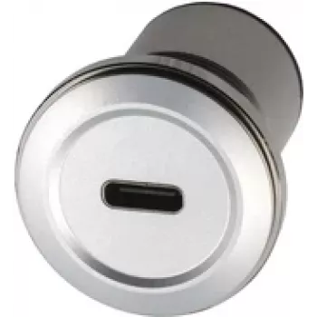 EXSYS EX-49194 Adaptador de encastrar metálico, USB-C fêmea para USB-A fêmea