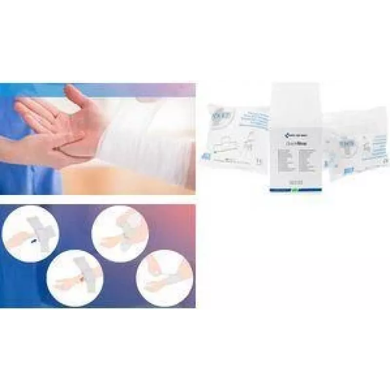 First Aid Only Quick Stop Compressa de gaze P-44030 00, estéril, branco, pack de 3